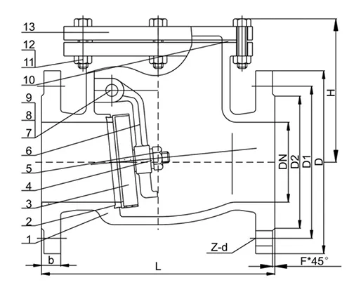 rubber check valve