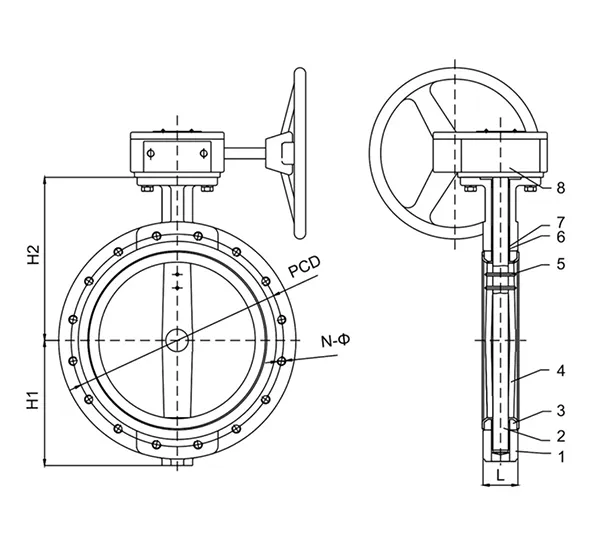 din swing check valve