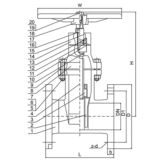wafer type silent check valve