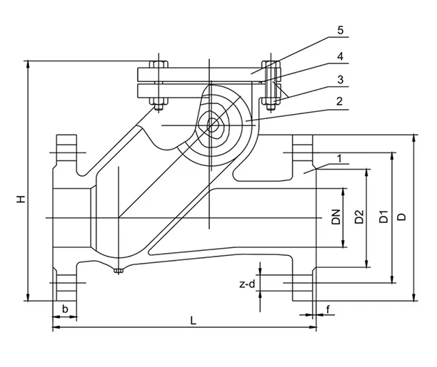 butterfly check valve