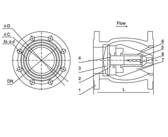 mss swing check valve