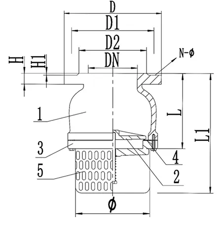 din swing check valve