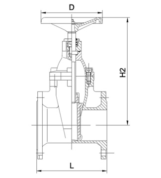 metal seat gate valve