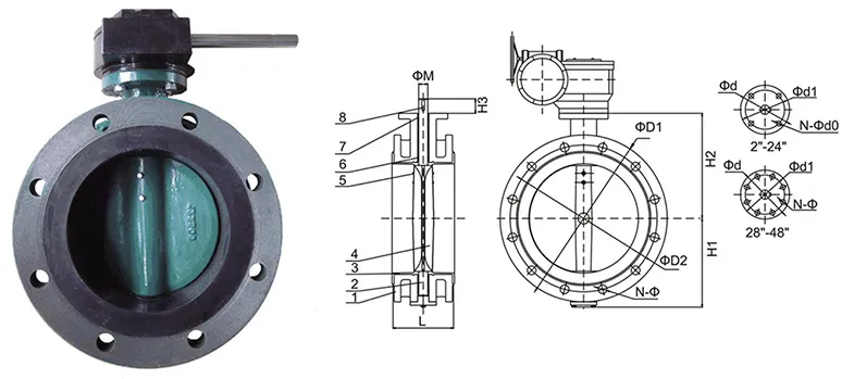 12 knife gate valve